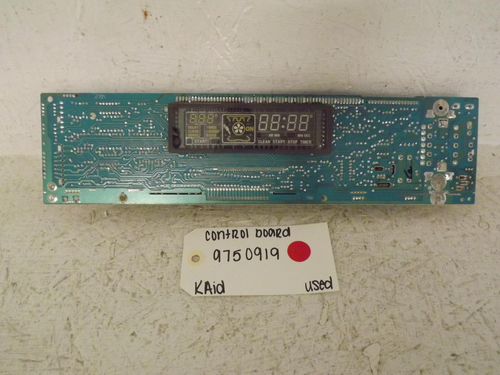 KitchenAid Range 9750919 Control Board Used KitchenAid Range 9750919 Control Board Used